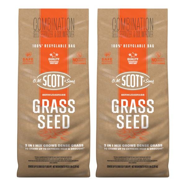 O.M. Scott and Sons Bermudagrass Grass Seed, Fertilizer and Soil