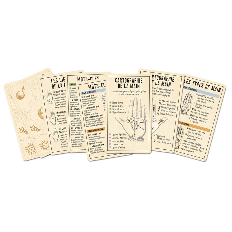 Grimaud Le Nouveau Jeu de la Main Cartomancie - Set
