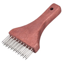 sourcing map Stainless Steel Meat Tenderizer, Meat Mallet Needle Nails Kitchen Tools for Tenderizing Meats Steak Fish Chicken, Red