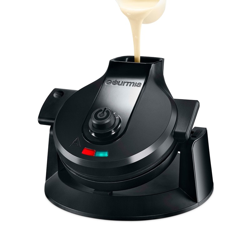 Gourmia GWM468 Dual Pour Waffle Maker with Easy Pour Spout