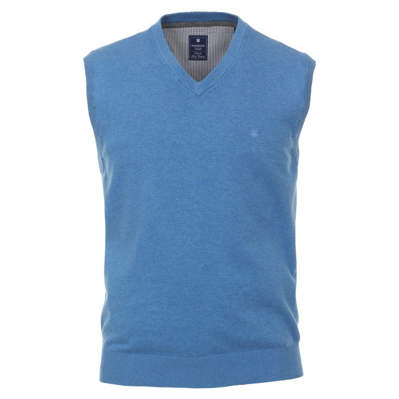 Redmond Plain Sweater Vest, 79 Grey