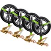 Digank Car Tie Down Straps for Trailers- 4 Pack 2"x96"