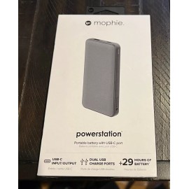 Mophie Powerstation 8000mAh Portable Battery with USB-C / USB-A Port -Space Gray