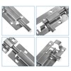 LDEXIN 2Pcs Door Security Slide Latch Lock, 4 inch/100mm Heavy