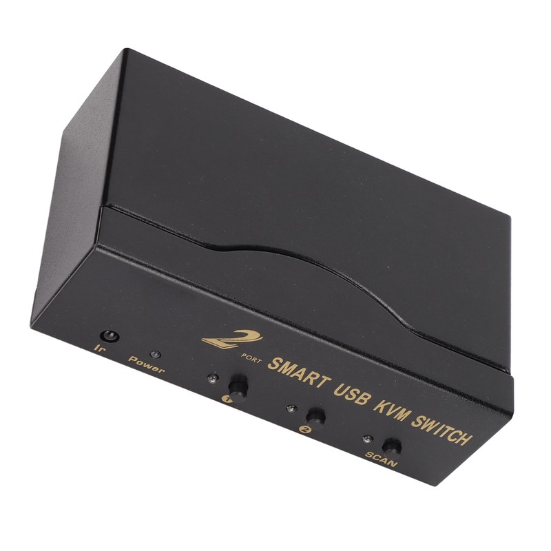 2 In 1 Out VGA KVM Switch 4 USB Port