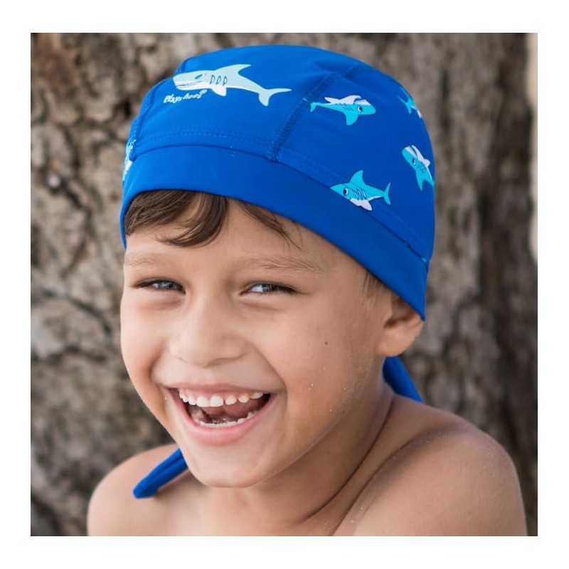 Playshoes Sun Protection Shark Boy's Headscarf Original Large(55 CM)