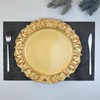 WYFMYD 6 Pack Gold Charger Plates 13" Round Charger Plates