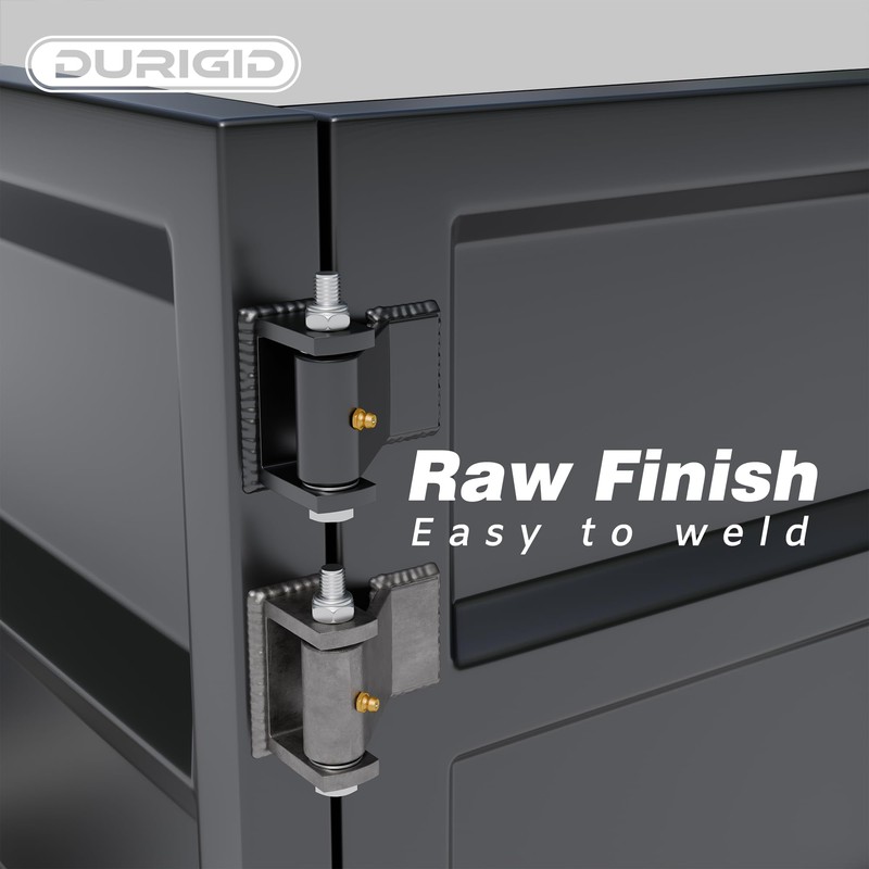 DURIGID Dump Trailer Hinges Door Hinge with Zerk Grease Fitting,