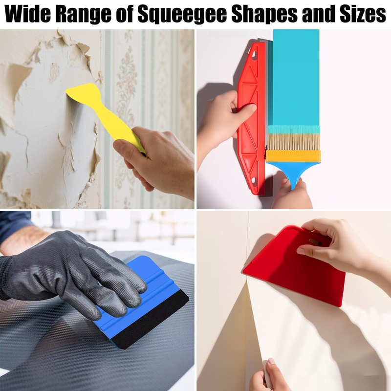 16 Piece Wallpaper Smoothing Tool Set, Wallpaper Tools Including Pressing