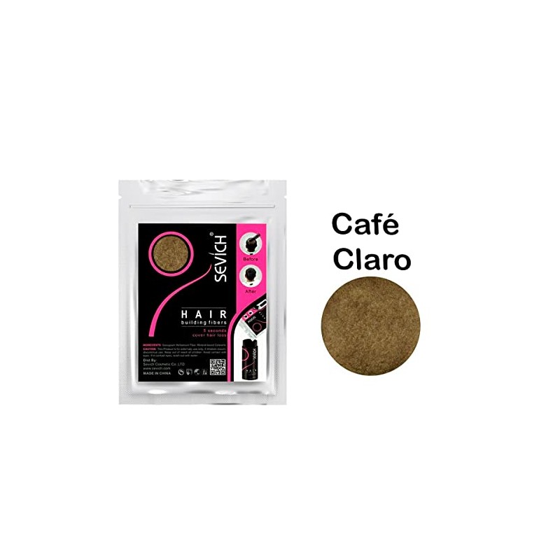 Sevich Micro Fibras Naturales 100 grs Disminuye la Calvicie (Café