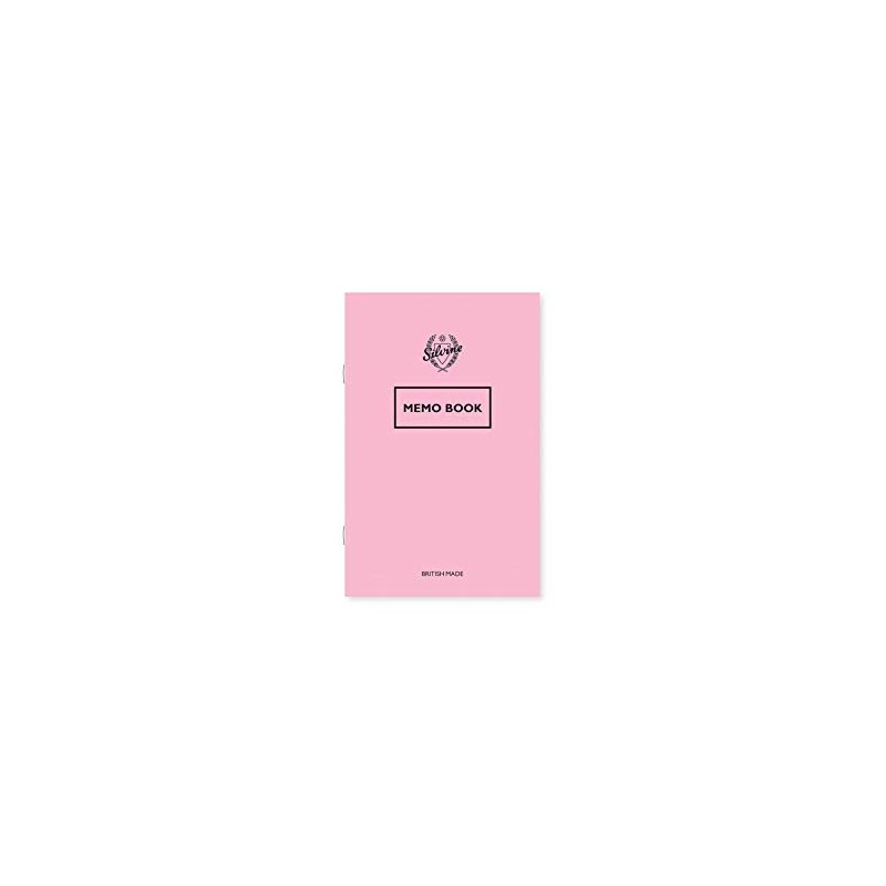 Silvine Memo 72 Page Feint Notebook Assorted Pastel Colours (Pack