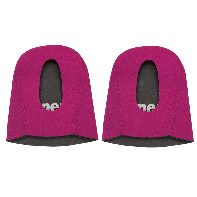 Synergy Neoprene Cycling Toe Covers Set (Pink, S/M)