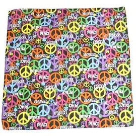 Zac's Alter Ego CND Bandana, Hippy Neckerchief 100% Cotton