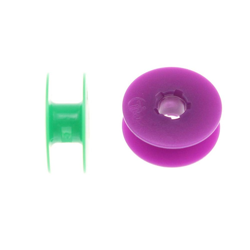 100 Pcs Plastic Bobbins Spools, Multicolor Empty Sewing Machine Bobbins