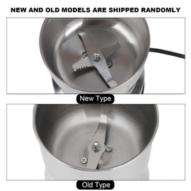 Multifunctinal Electric Coffee Grinder, Kitchen Grains Nuts Beans Spices Milling Machine Coffee Grinder with Dry Grains and Green Beans for Home (US 110V)