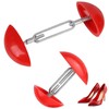 YOUNIEYO Adjustable Shoe Stretchers for Women Red Mini Shoe Trees