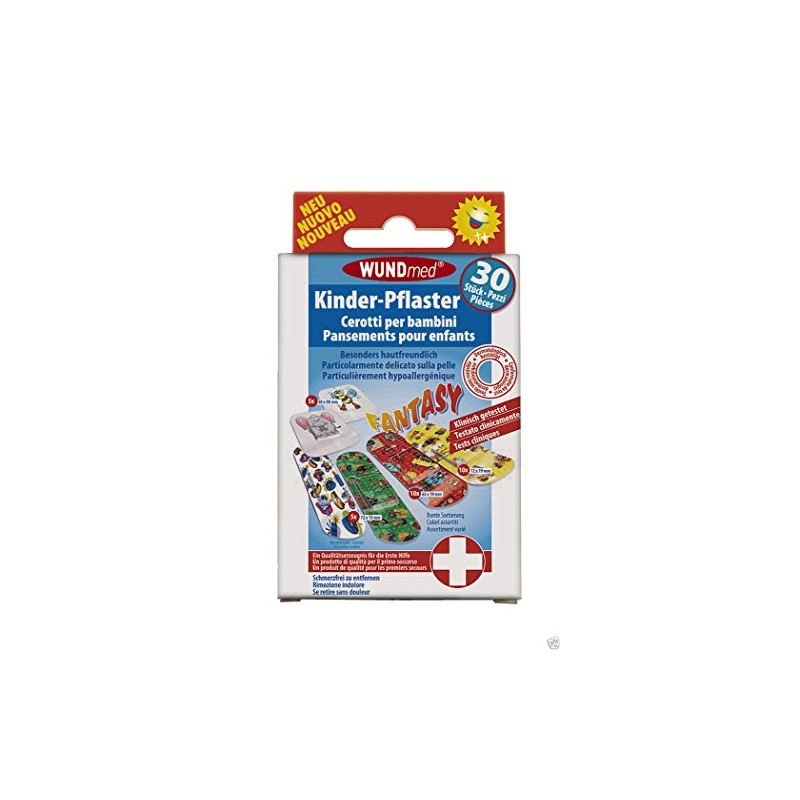 Wundmed Chemoplast Children's Plasters Fantasy Pack of 30