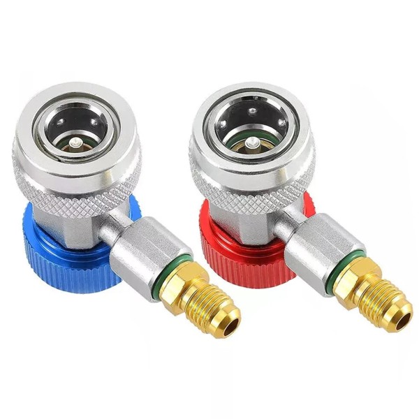Unbranded 2PCS AC Connector Adapter Coupler Auto A/C Manifold Gauge