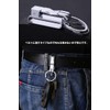 PR-ZB8782 Double Ring Keychain, Keyring, Belt, Loop, Carabiner, Hook, Fashion
