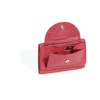 LEAS Small Men's and Women's wallet, Genuine Leather, red Mini-Edition''