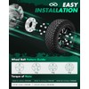 SCITOO 2Pcs Wheel Adapters 1 inch 4x108 to 4x100 Bore