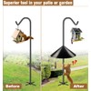 Garbuildman Squirrel Baffle for Bird Feeder Pole, Outside Pole Mount