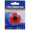 RoadPro RP3611BR Blue/Red Emergency Gladhand Seals - 2 per Pack