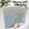 STARZIWEN 30 Sheets Holographic Vinyl Printable Sticker Paper A4 Size