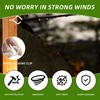 Mostantu 25 Pack Q-Hanger Hooks with Safety Buckle, 25Pcs Windproof