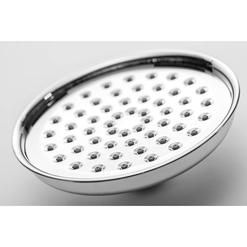 Croydex AM169841 Traditional Rain Shower Overhead, Stainless_Steel, Silver, 17.3x2.5x3.5 cm