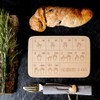Spruchreif Engraved breakfast board, school gift for boys and girls,