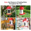 UHAOO UHAOO Hummingbird Feeder with Camera, AI Identify Bird Species,