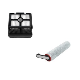 INF Replacement Brush Roller and HEPA Filter for Dreame H12 Pro, H12 Dual, H13 Pro Cordless Wet and Dry Vacuum Cleaner Accessories, 1 Brush Roller + 1 HEPA Filters