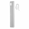 25pcs White Plastic Adjustable Curtain Hooks, Clip-on Drapery Hooks with
