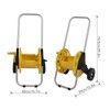 Luqeeg Garden Hose Reel Cart, G1/2 Aluminum Water Hose Cart