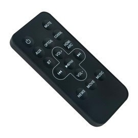 ALLIMITY STV119 Replaced Remote Control Fit for Toshiba Soundbar Audio System Speaker TY-WSB600 TRM-WSB600