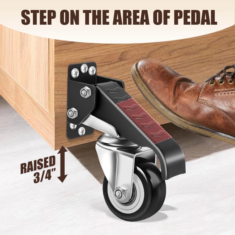 Spacecare Workbench Casters Kit 600Lbs Heavy Duty Quick Release 2