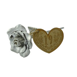 20th Anniversary Rose That Lasts Forever with Wooden Tag – Anniversary Rose Gift for Wife or Husband (rsetag20)