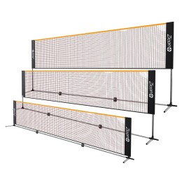 Zicon Portable Tennis Net,Stainless Steel Poles Badminton Net Set Adjustable Height...