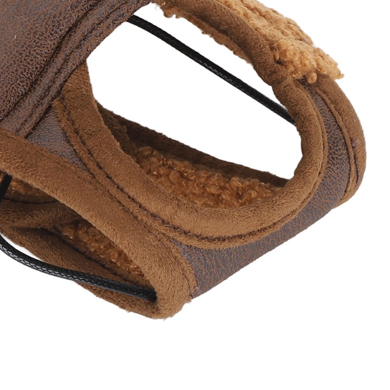 Dog Aviation Hat Soft Warm Adjustable Rope Retro Fashionable Pet
