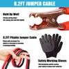 AUTODECO Roadside Emergency Kit Car Safety Kit with Jumper Cables