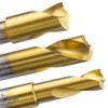 Mesee 3 Piece Welding Point Drill Bit CNC Milling Cutter