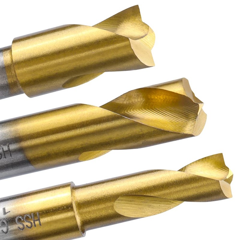 Mesee 3 Piece Welding Point Drill Bit CNC Milling Cutter