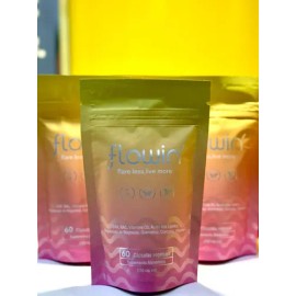 Suplemento Flowin 60 Cápsulas Vegetales 750mg Live More                                                                                               