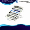 ODM German 24 PC Oral Dental Surgery Extracting Elevators Forceps
