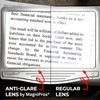MagniPros 5X [Rechargeable] Large Ultra Bright LED Page Magnifier with