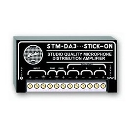 RDL STM-DA3 1x3 Mic Distribution Amplifier Electrical and Audio Isolation, Studio Quality Low Noise