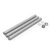 Windscreen4less 3" Diameter D-ring Clamp for Sun Shade Sail Pole,