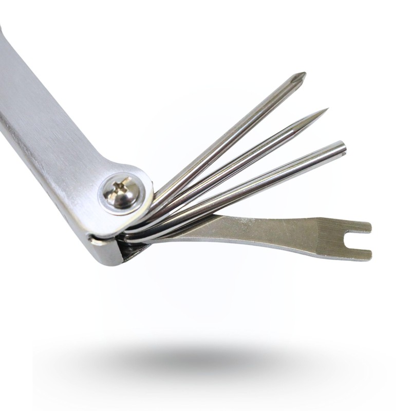 Scuba Choice 12-in-1 Stainless Steel Diving Tool | Multi-Function Wrench,