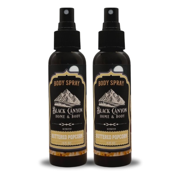 Black Canyon Buttered Popcorn Scented Body Spray, 4 Oz (2